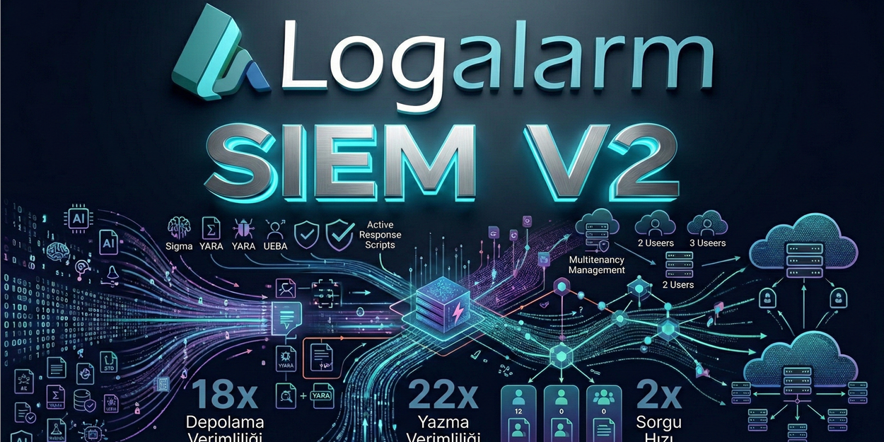 Logalarm SIEM v2: Güvenlik Mimarisinde Devrim Başlıyor! 🚀